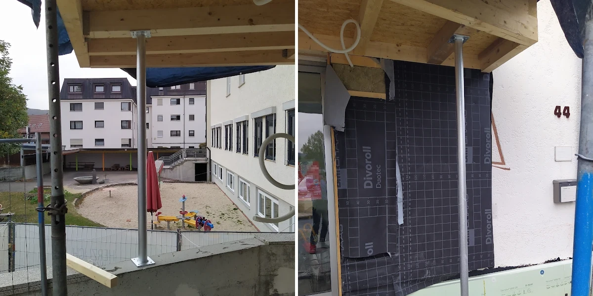 2023 10 09 Eingang Dach