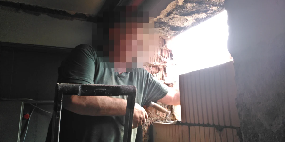 Fenster wird zugemauert