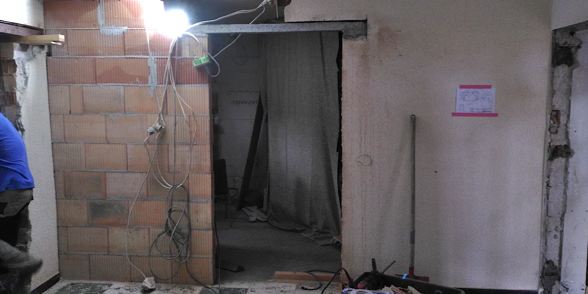 neu Öffnun gfür Küchentür fertig