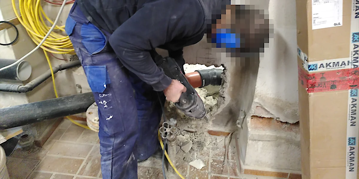 Wanddurchbruch erweitern