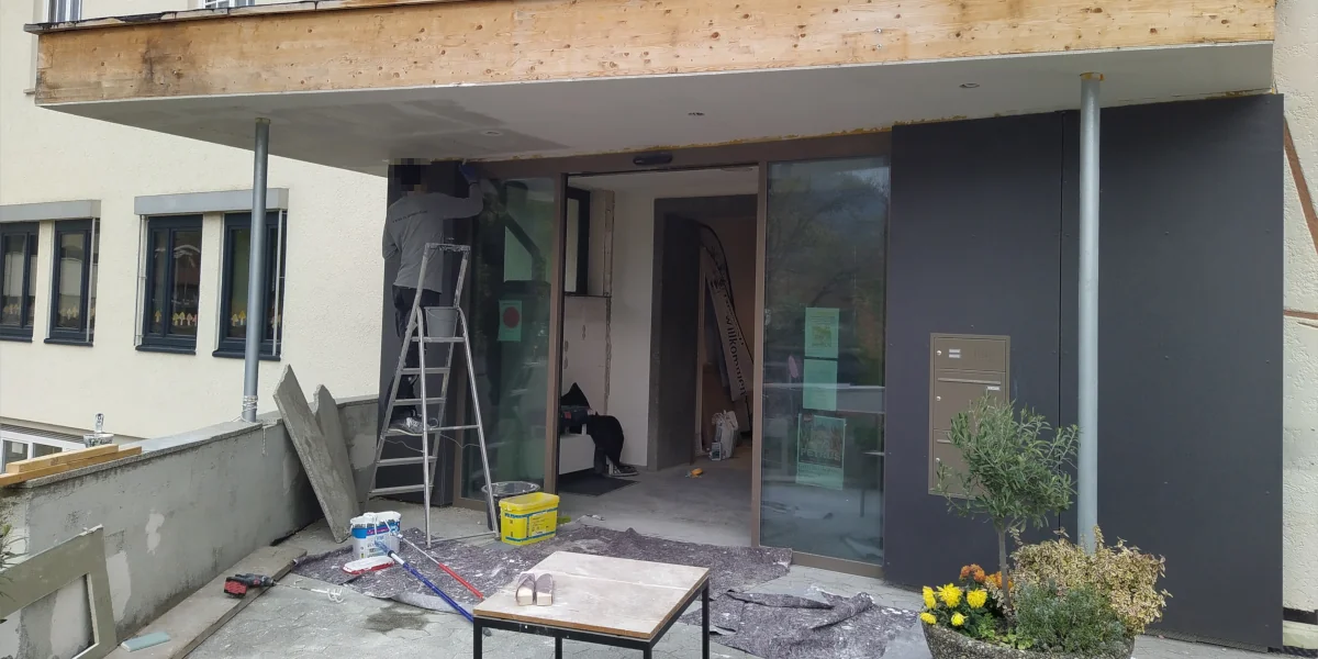 Neuer Bodenbelag im 1. OG