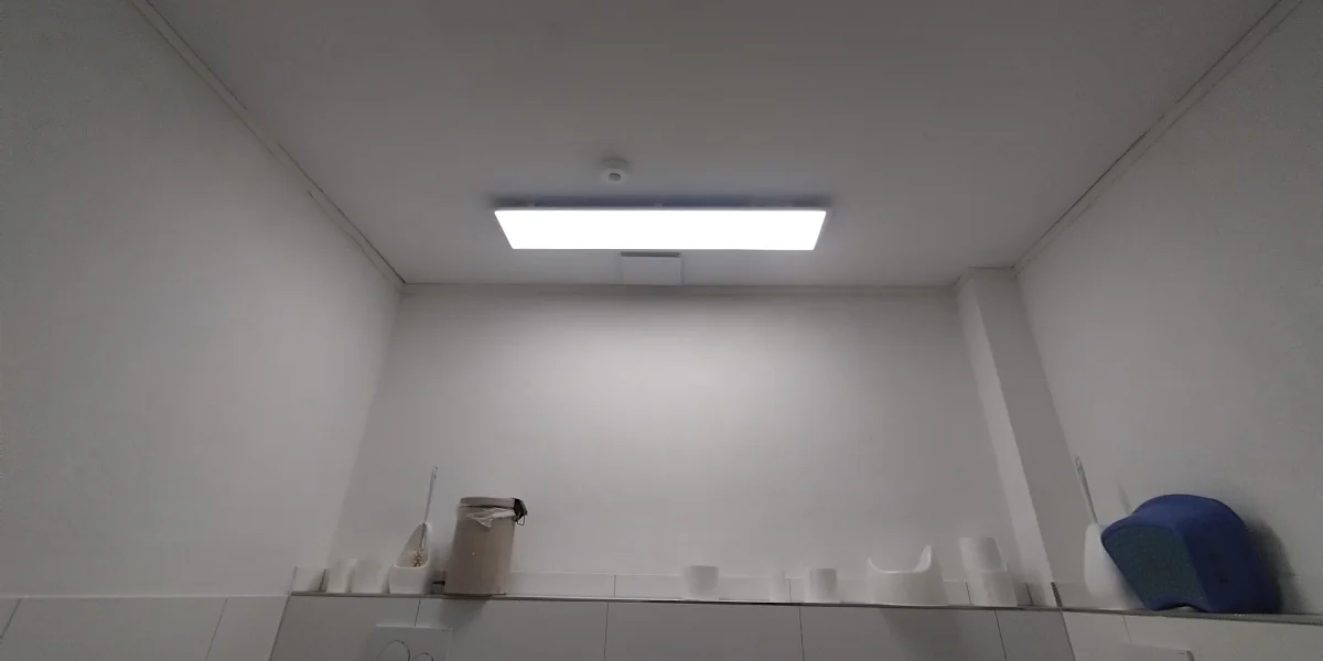 Mit einem Akkuschrauber werden Löcher in eine Sauerkrautplatte gebohrt