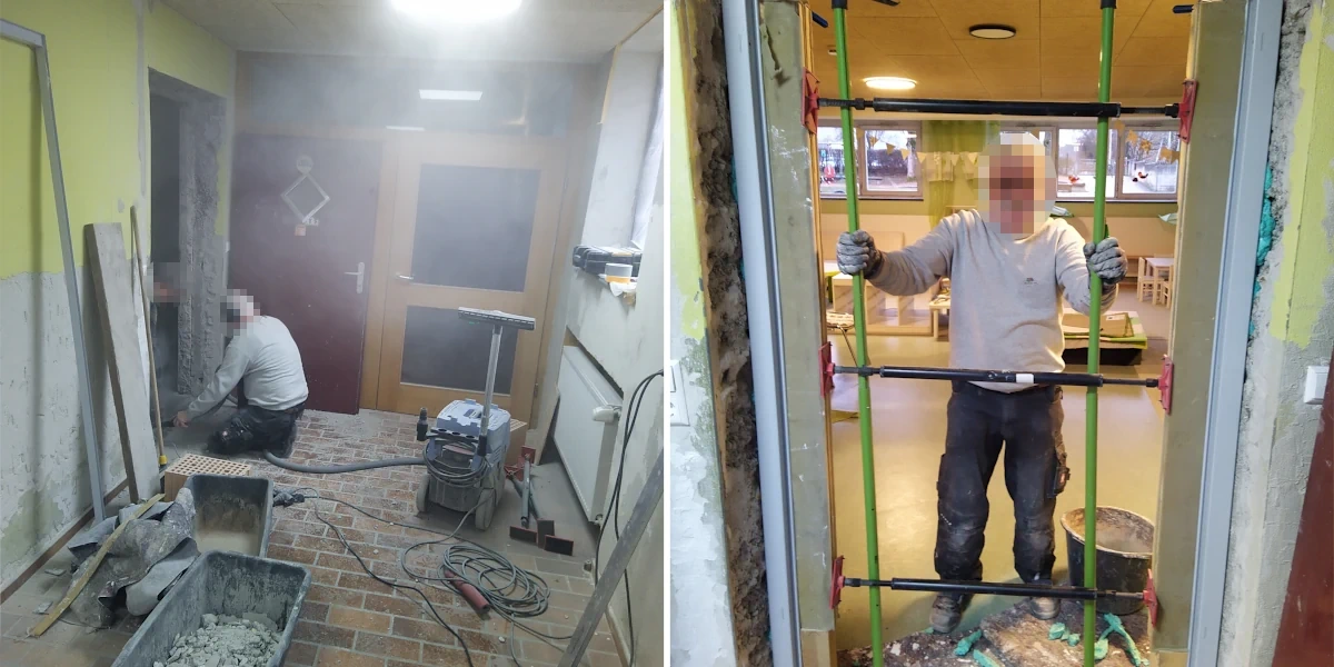 Türausschnitt verbreitern